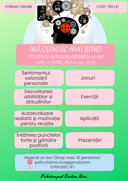 Psihoterapeut Cristina Nica