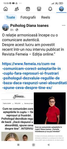 Cabinet Individual de Psihologie - Ioaneş Diana